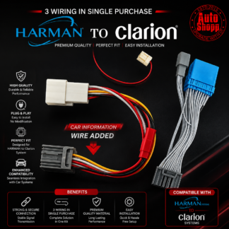 HARMAN TO CLARION WIRING KIT