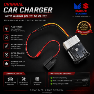 Original Car Charger for Maruti Suzuki  (with wiring)