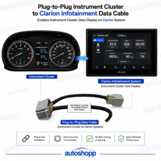 Instrument Cluster to Clarion System Data Cable