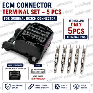 ECM Connector Terminal Set – 5 Pcs (For Original ECM 56 Pin Bosch Connector)