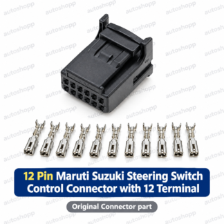 12 Pin Maruti Suzuki Steering Switch Control Connector with Terminal